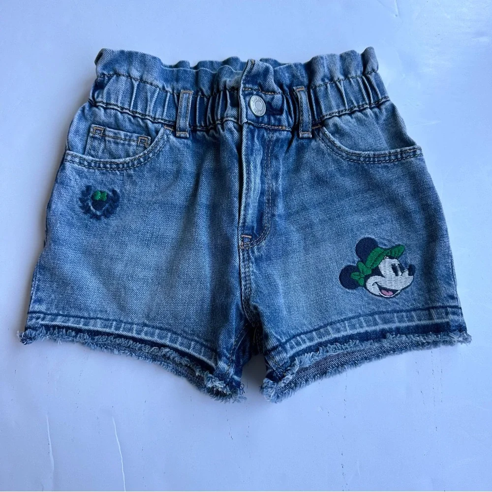 Gap Disney Minnie Mouse Just Like Mom Denim Shorts